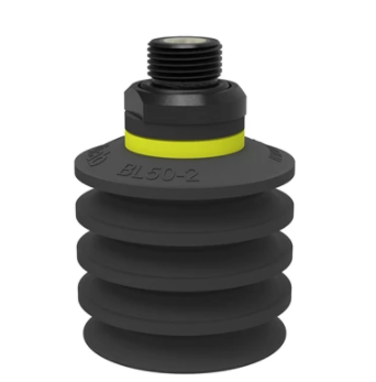 0101698派亞博吸盤 Suction cup BL50-2 Chloroprene, G3/8寸male, with mesh filter-派亞博吸盤派亞博多層波紋吸盤