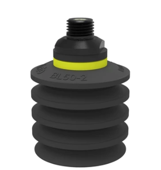 0101697派亞博吸盤 Suction cup BL50-2 Chloroprene, 1/4寸NPT male, with mesh filter-派亞博吸盤派亞博多層波紋吸盤